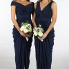 Olivia Bridesmaids Dress - Navy