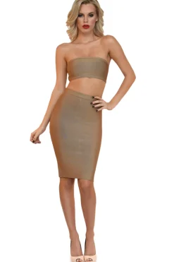 Paris Two-Piece Set - Mocha (M & L - Clearance Sale)