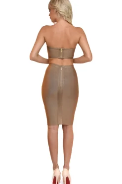 Paris Two-Piece Set - Mocha (M & L - Clearance Sale)