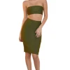 Paris Two-Piece Set - Olive (Size L - Clearance Sale)