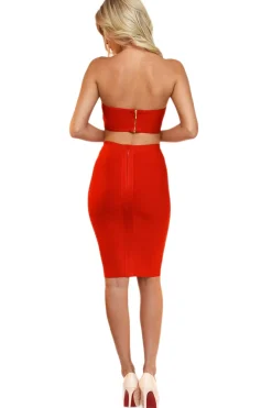 Paris Two-Piece Set - Red (M & L - Clearance Sale)