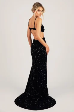 Parker Cut Out Gown - Black