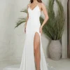RINA Satin Gown - Ivory