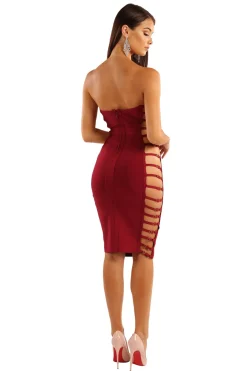 Romi Dress - Wine (Size XS - Clearance Sale)