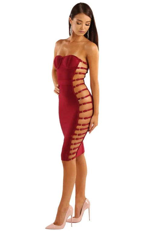 Romi Dress - Wine (Size XS - Clearance Sale)