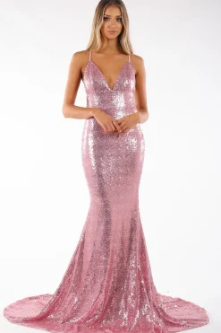 Roselle Gown - Pink Orchid (XS - Clearance Sale)