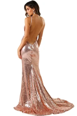 Roselle Gown - Rose Gold (XL - Clearance Sale)