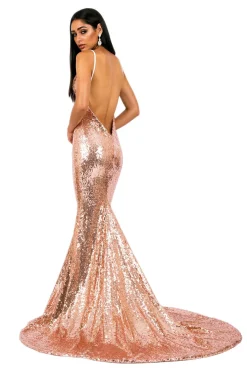 Roselle Gown - Rose Gold (XL - Clearance Sale)