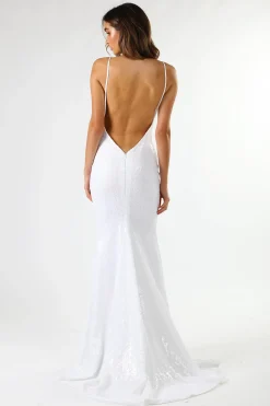 Roselle Gown - White