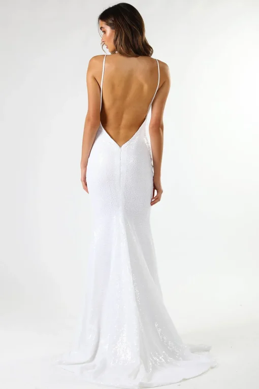Roselle Gown - White