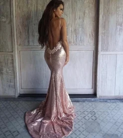 Roselle Luxe Gown - Rose Gold (XS,M,XL - Clearance Sale)