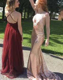 Roselle Luxe Gown - Rose Gold (XS,M,XL - Clearance Sale)