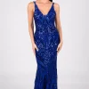 Seraphine Sequin Gown - Royal Blue