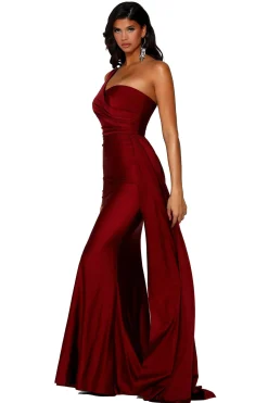 Style PS6321 in Deep Red by Portia & Scarlett (XXL & 3XL - Last Pieces)