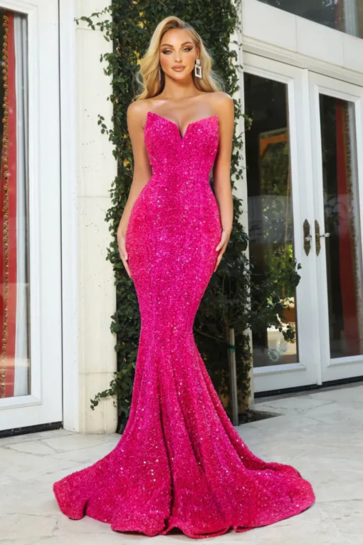 Style PS21208 in Hot Pink by Portia & Scarlett