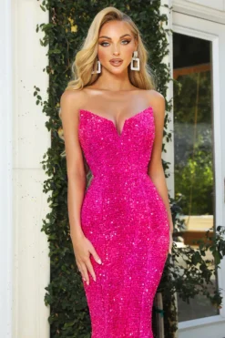 Style PS21208 in Hot Pink by Portia & Scarlett