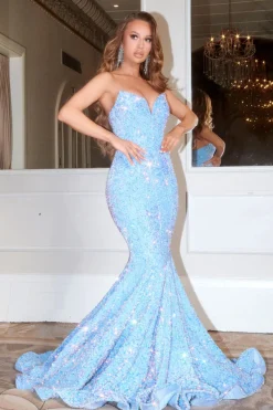 Style PS21208 in Light Blue by Portia & Scarlett