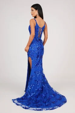 Tatiana Corset Gown - Royal Blue (XS - Clearance Sale)