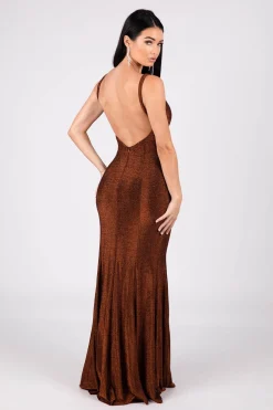 Thalia Gown - Shimmer Copper