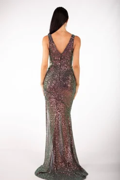 Tropez Gown - Copper Brown
