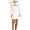 Vienna Bandage Dress - White (L - Clearance Sale)