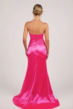 Zaria Gown - Hot Pink