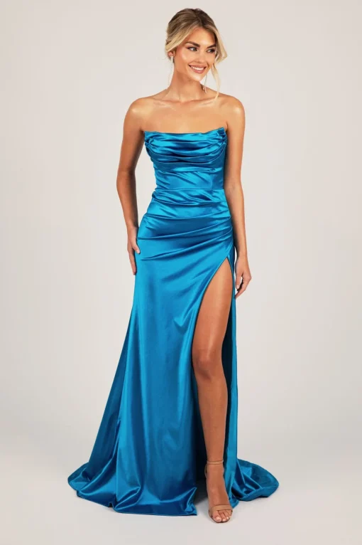 Zaria Gown - Sky Blue